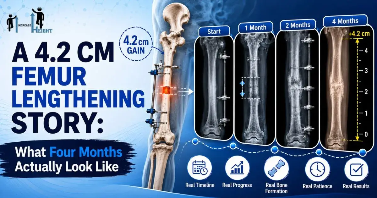 4.2 cm Femur Lengthening Story