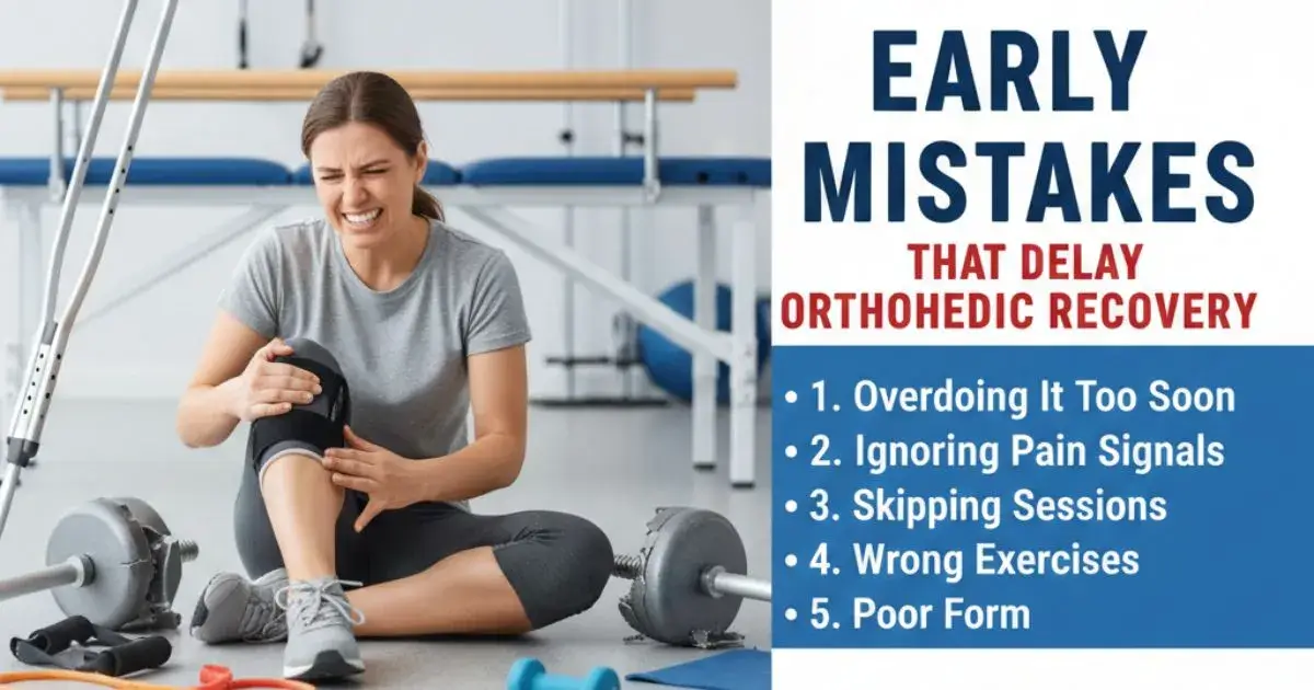 Early Rehab Mistakes That Delay Orthopedic Recovery