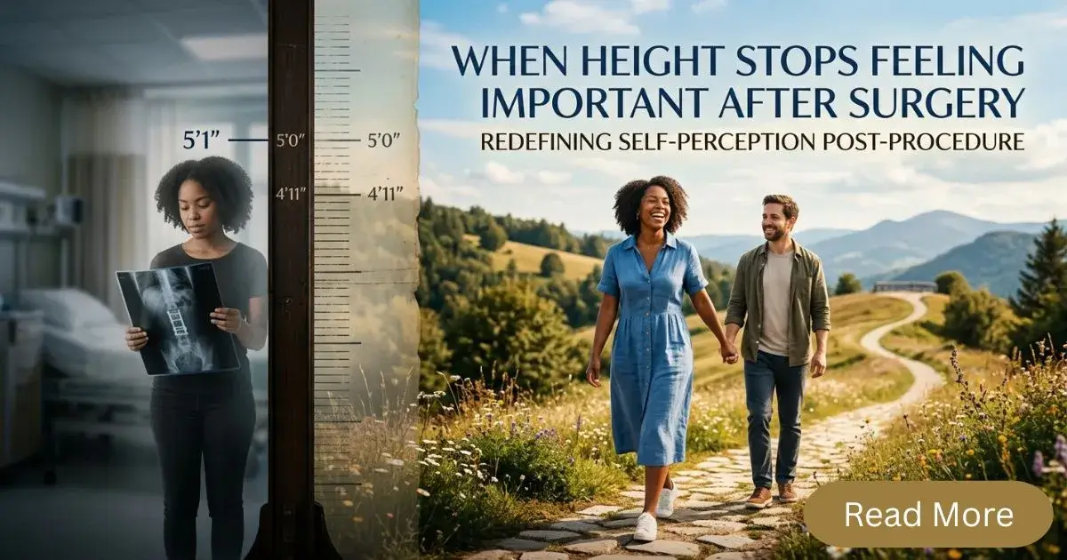 When Height Stops Feeling Important After Surgery - Redefining Self-Perception Post-Procedure