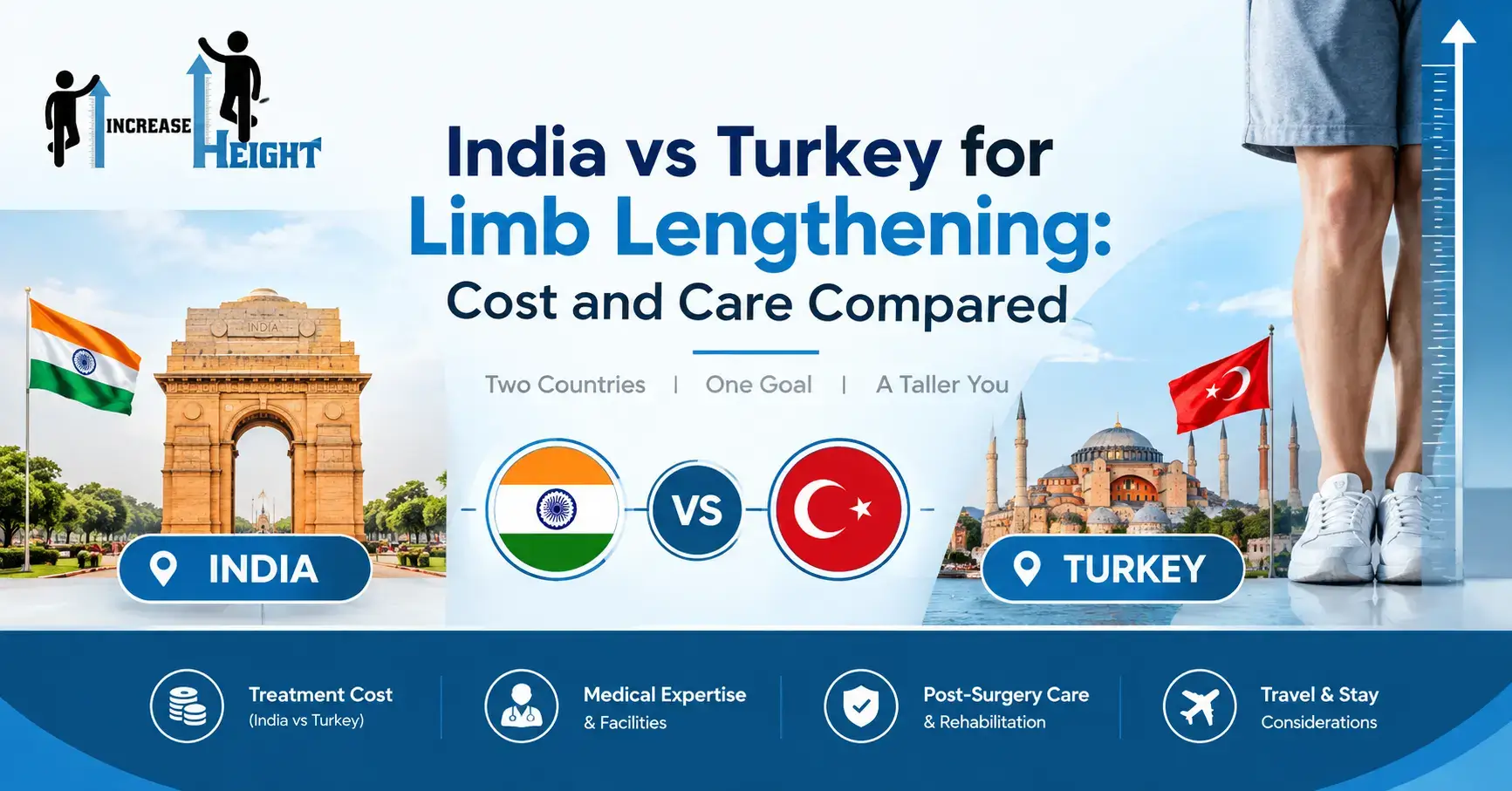 India vs Turkey for Limb Lengthening: Cost & Care