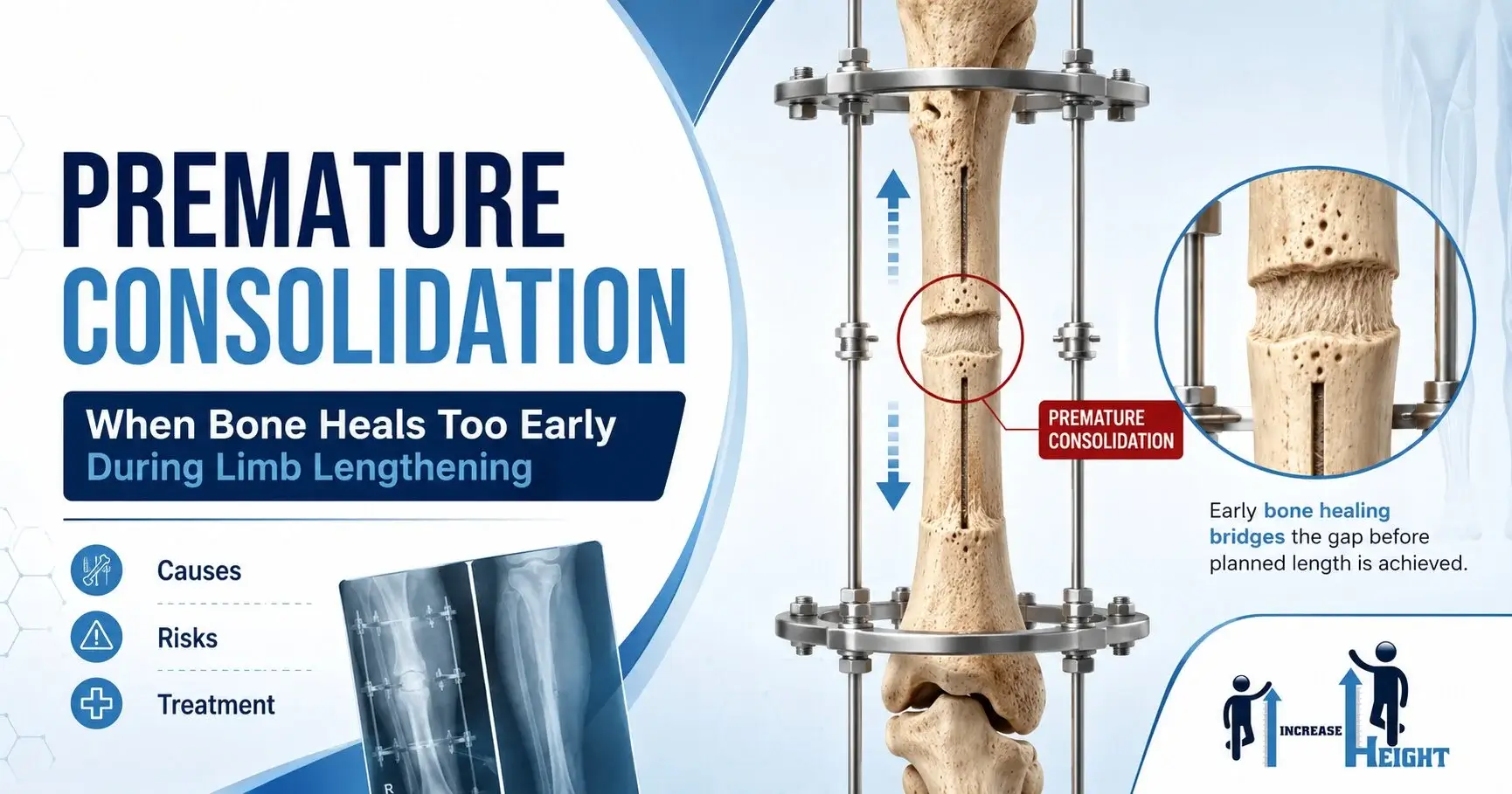Premature Consolidation in Limb Lengthening Surgery